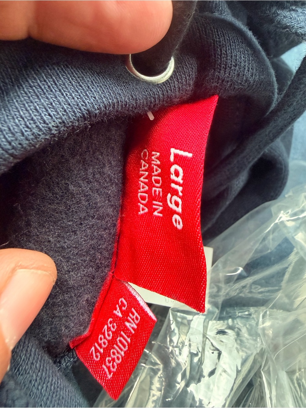 Supreme Box Logo Tee — navy with Red Box Logo - Picture 6 of 7